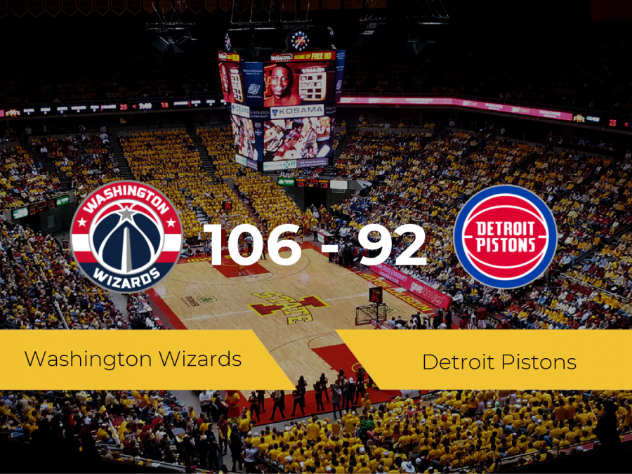 Triunfo de Washington Wizards ante Detroit Pistons por 106-92