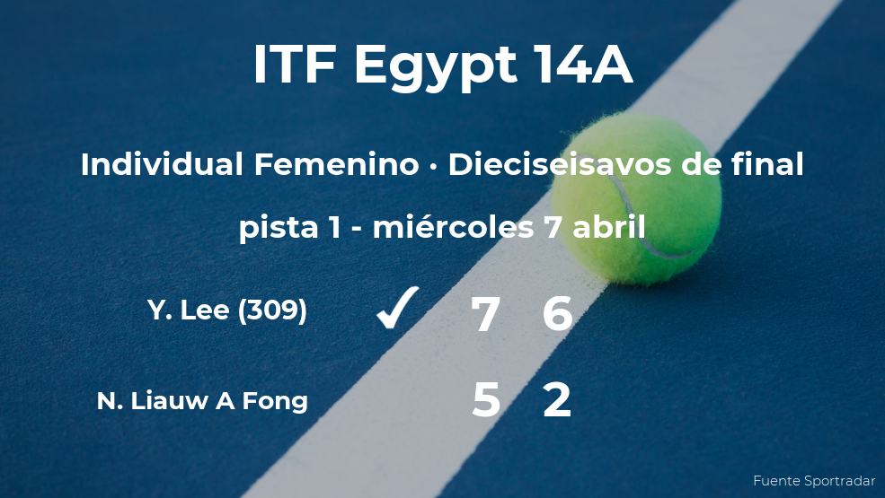 La tenista Ya-Hsuan Lee pasa a los octavos de final del torneo de Sharm El Sheikh La tenista Ya-Hsuan Lee pasa a los octavos de final del torneo de Sharm El Sheikh
