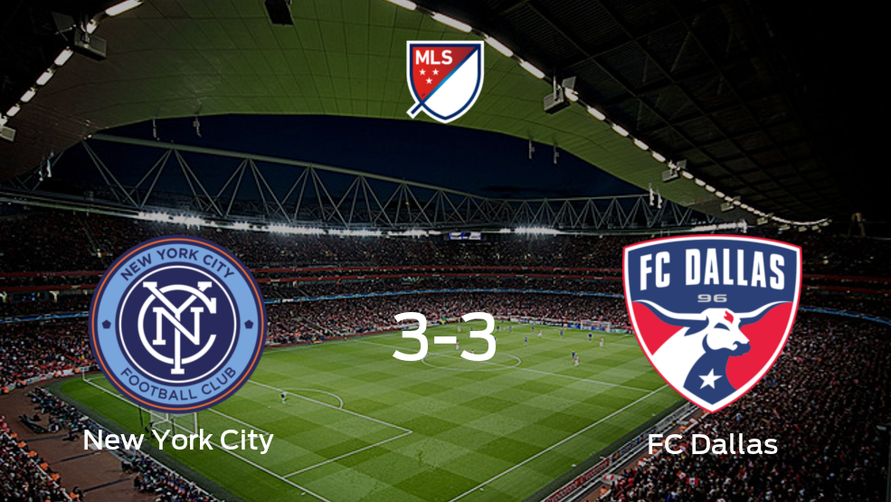 Así es cómo fue el encuentro de New York City con FC Dallas (3-3) Así es cómo fue el encuentro de New York City con FC Dallas (3-3)