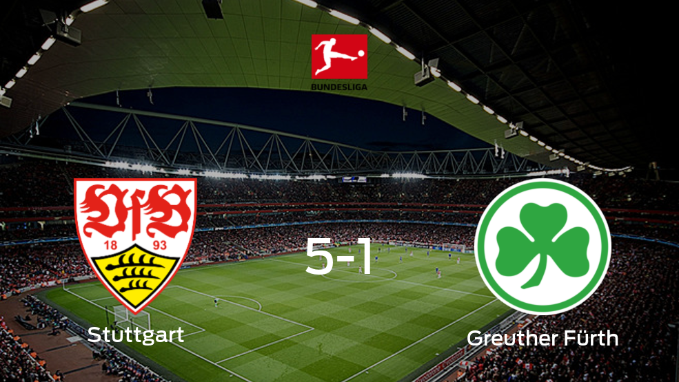 No te pierdas el resumen del encuentro Stuttgart vs Greuther Fürth de la jornada 1 de la Bundesliga (5-1) No te pierdas el resumen del encuentro Stuttgart vs Greuther Fürth de la jornada 1 de la Bundesliga (5-1)