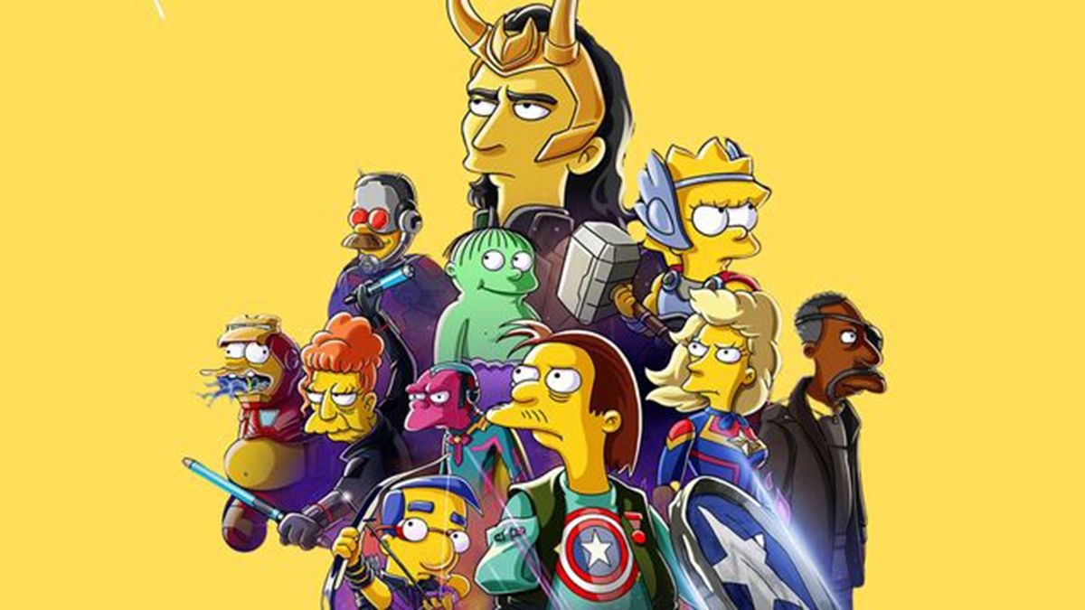 Así lucen Los Simpson junto a Loki