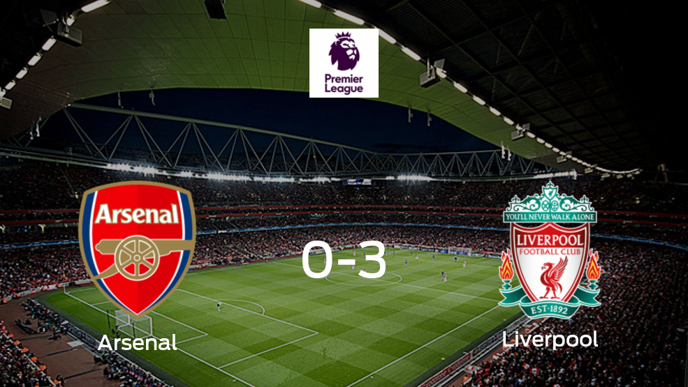 Resumen, Resultados, Goles y Tarjetas de Arsenal 0-3 Liverpool en la Premier League