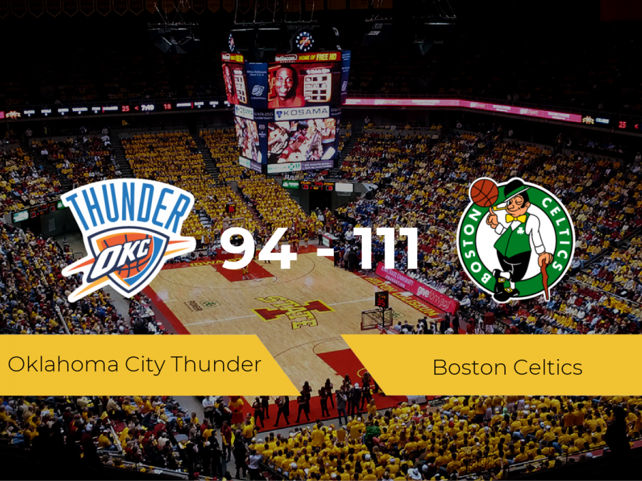 Boston Celtics se lleva la victoria frente a Oklahoma City Thunder por 94-111