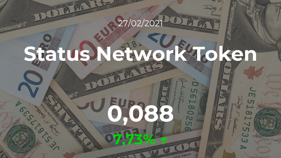 Cotización del Status Network Token del 27 de febrero