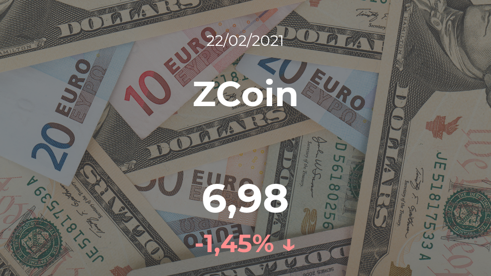 Cotización del ZCoin del 22 de febrero Cotización del ZCoin del 22 de febrero