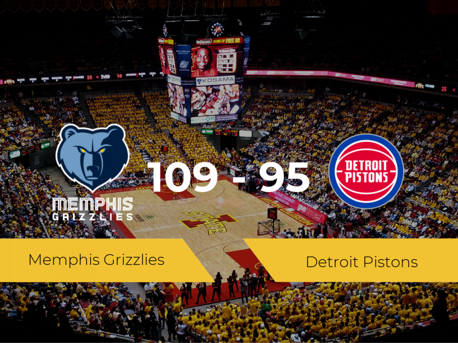 Memphis Grizzlies se hace con la victoria contra Detroit Pistons por 109-95