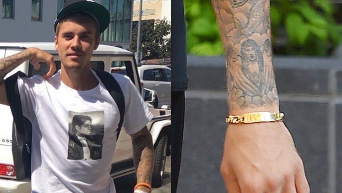 Ni justin Bieber escapó de un tatuaje mal trazado