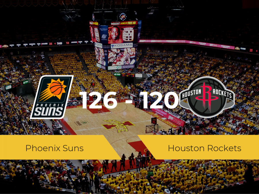 Phoenix Suns se impone por 126-120 frente a Houston Rockets