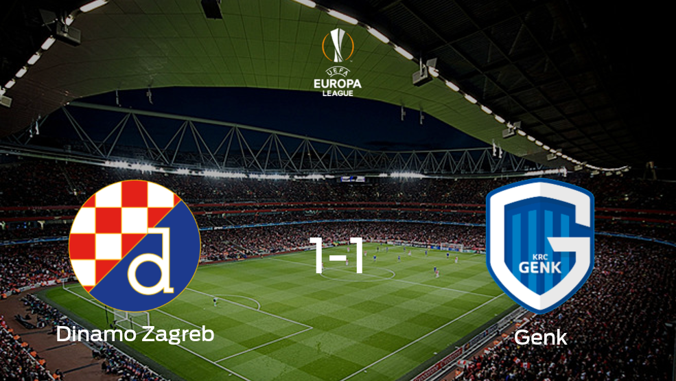 El Dinamo Zagreb y el Genk se reparten los puntos y empatan 1-1