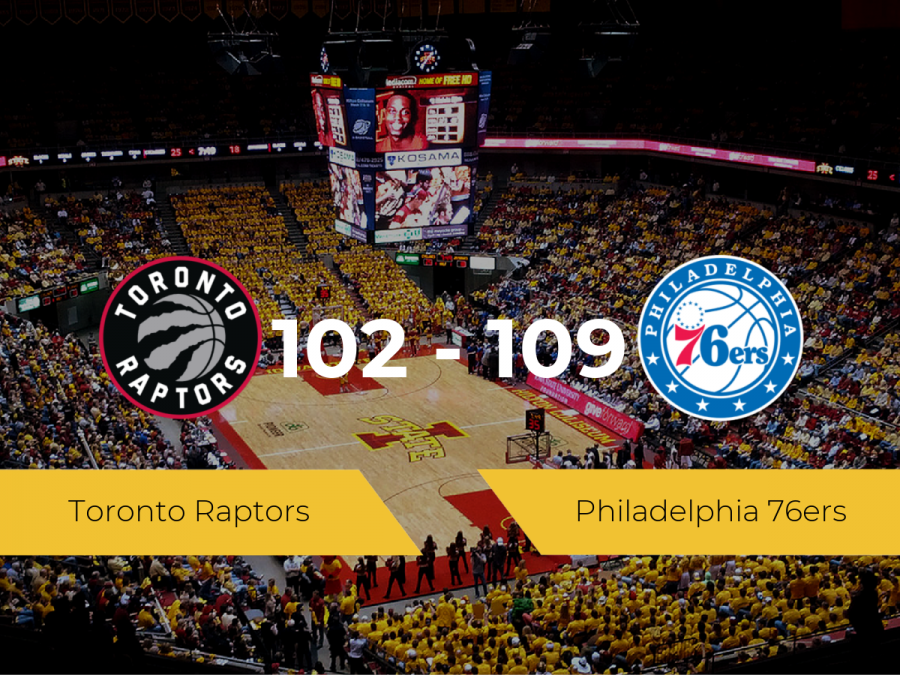 Philadelphia 76ers se hace con la victoria contra Toronto Raptors por 102-109