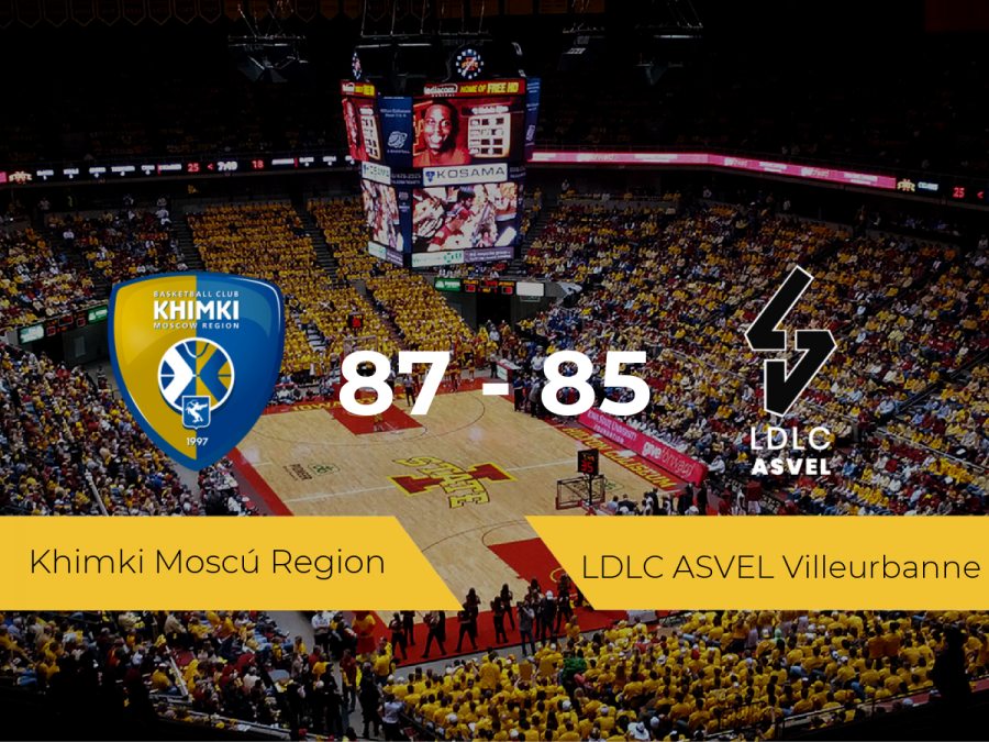 El Khimki Moscú Region logra la victoria frente al LDLC ASVEL Villeurbanne por 87-85 El Khimki Moscú Region logra la victoria frente al LDLC ASVEL Villeurbanne por 87-85