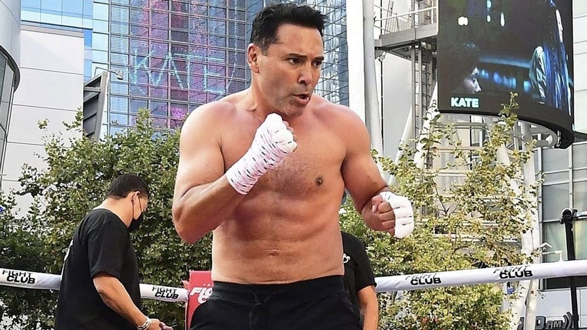 Oscar de la Hoya enfermó con COVID-19 y no peleará con Vitor Belfort