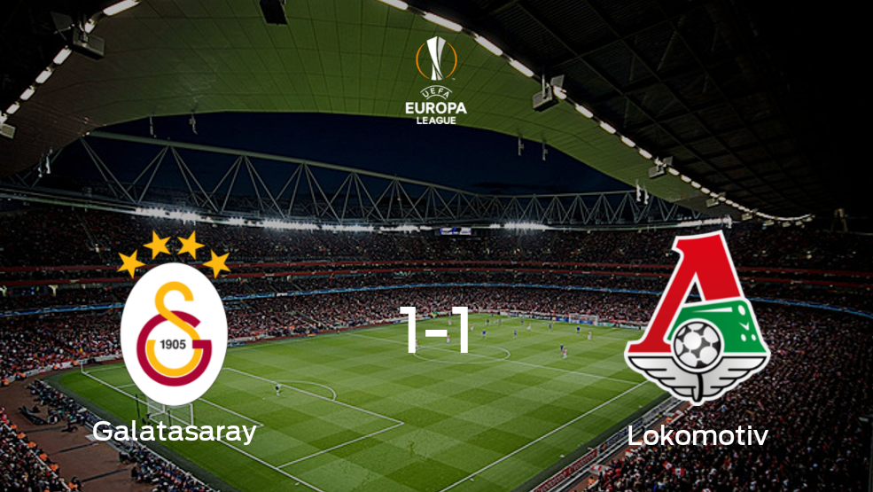 Empate a uno entre el Galatasaray y el Lokomotiv Moscú