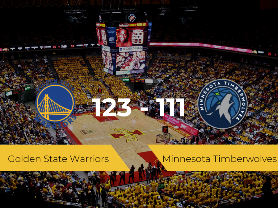 Victoria de Golden State Warriors ante Minnesota Timberwolves por 123-111