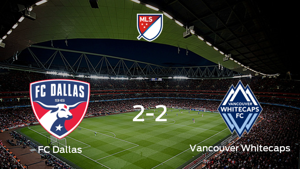 Todos los detalles del encuentro de FC Dallas con Vancouver Whitecaps de la jornada 15 (2-2)