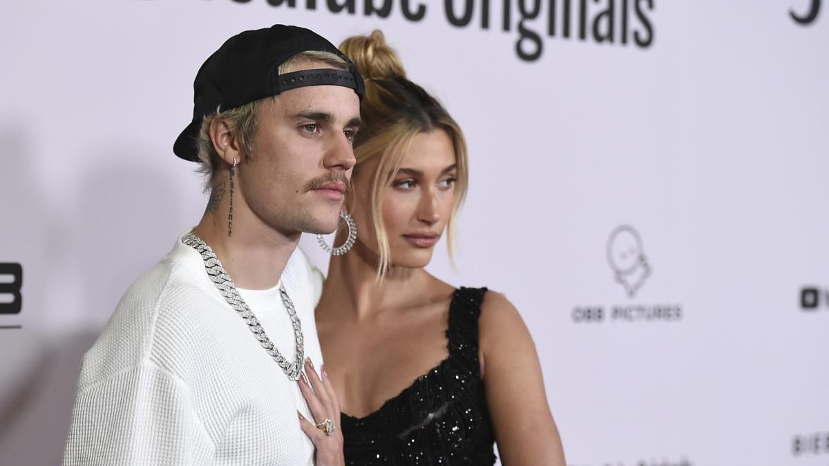 Justin Bieber y su esposa Hailey Bieber