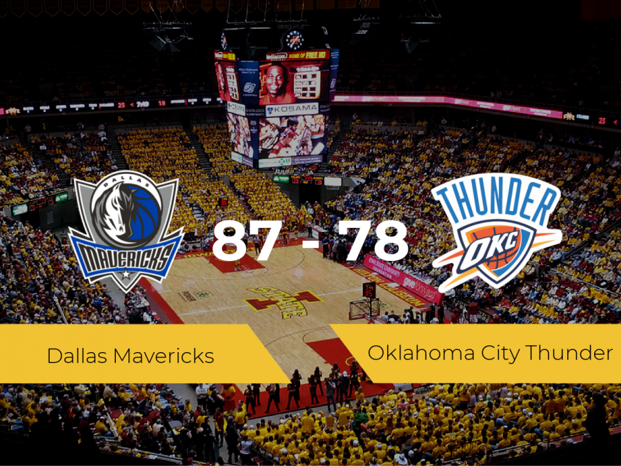 Dallas Mavericks se queda con la victoria frente a Oklahoma City Thunder por 87-78