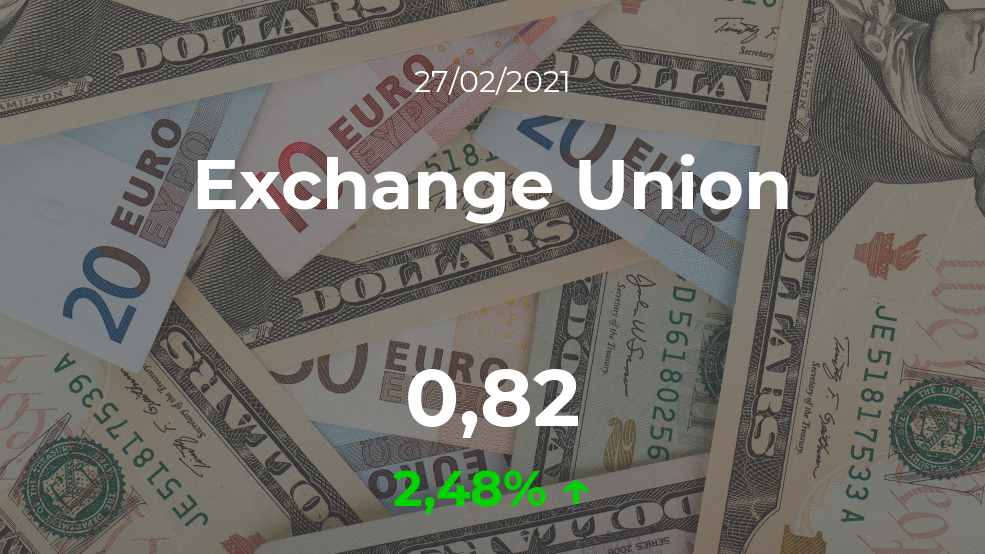 Cotización del Exchange Union del 27 de febrero