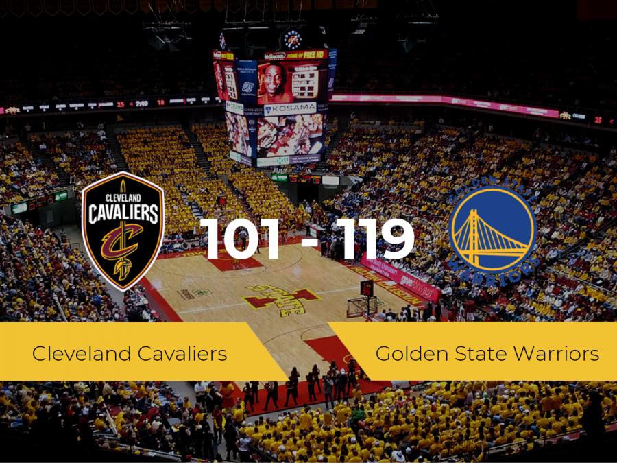 Golden State Warriors se lleva la victoria frente a Cleveland Cavaliers por 101-119