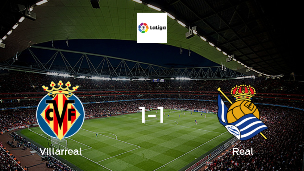 Villarreal y Real Sociedad se reparten los puntos y empatan 1-1 Villarreal y Real Sociedad se reparten los puntos y empatan 1-1