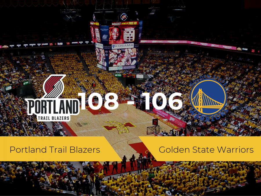 Portland Trail Blazers consigue derrotar a Golden State Warriors (108-106)