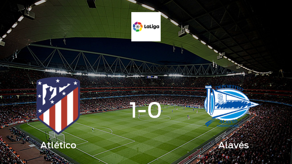 Resumen, Resultado, Goles y Tarjetas de Atlético de Madrid vs. Alavés de LaLiga (1-0)