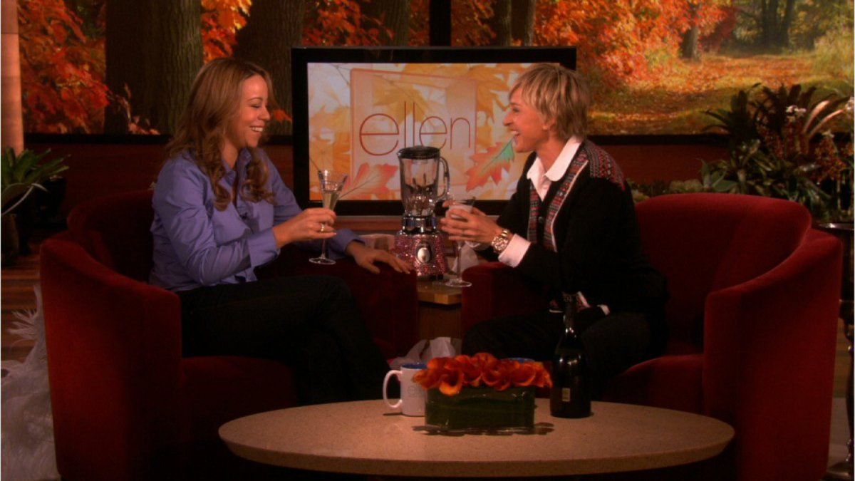Ellen DeGeneres y Mariah Carey