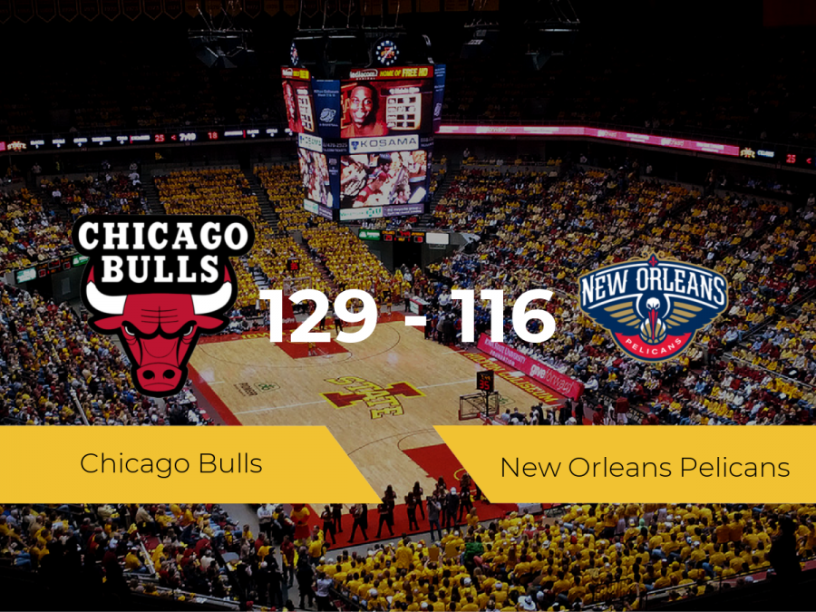 Chicago Bulls se impone por 129-116 frente a New Orleans Pelicans