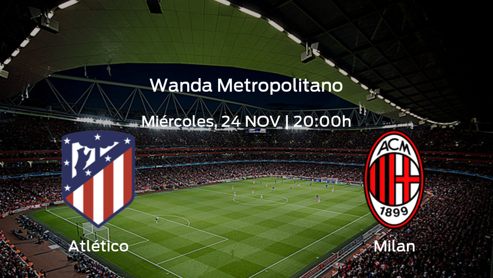 Previa del partido de la jornada 5: Atlético de Madrid contra AC Milan