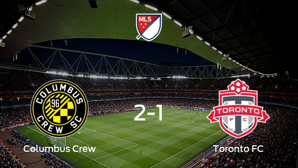 Resumen, Resultados, Goles y Tarjetas de Columbus Crew 2-1 Toronto FC en la Major League Soccer