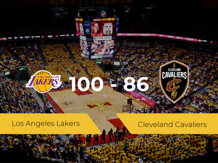 Los Angeles Lakers logra ganar a Cleveland Cavaliers (100-86)