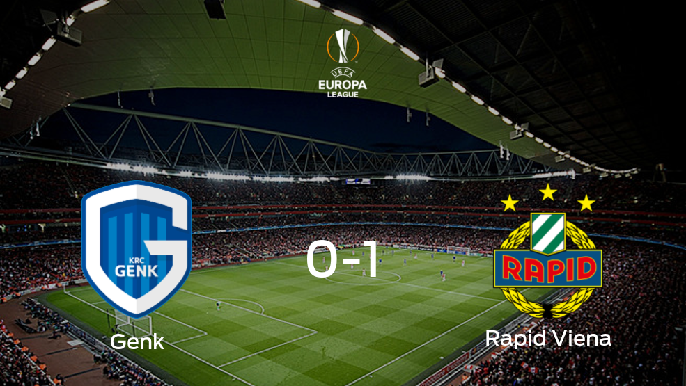 El Rapid Viena suma tres puntos a su casillero frente al Genk (0-1)