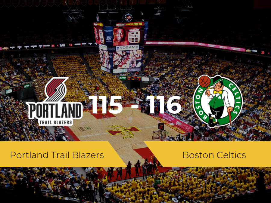 Boston Celtics se impone por 115-116 frente a Portland Trail Blazers