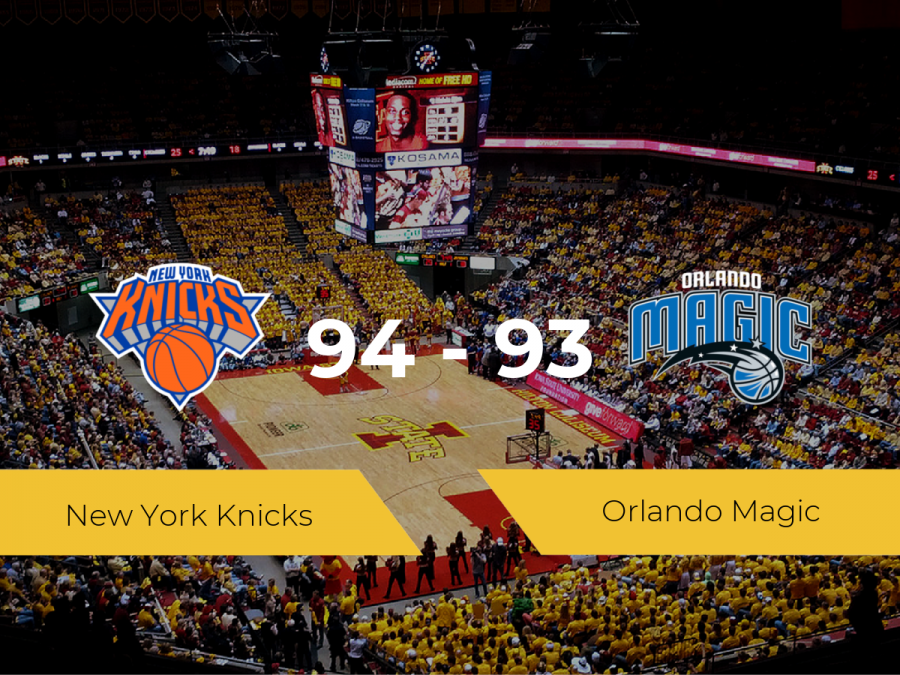 Victoria de New York Knicks ante Orlando Magic por 94-93