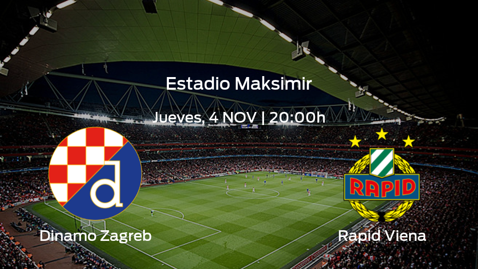 Jornada 4 de la fase de grupos de la Europa League: previa del encuentro Dinamo Zagreb - Rapid Viena