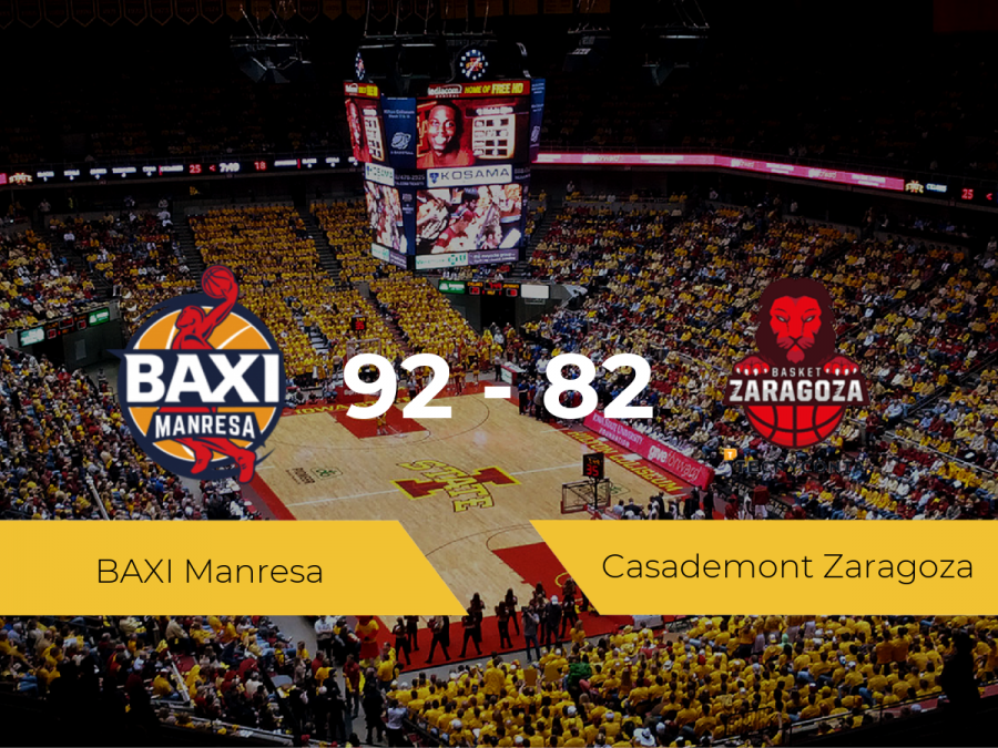 El BAXI Manresa consigue derrotar al Casademont Zaragoza (92-82)