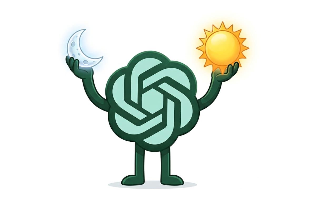 Representantes de OpenAI presentan los nuevos modelos GPT-6 Sol y Luna.