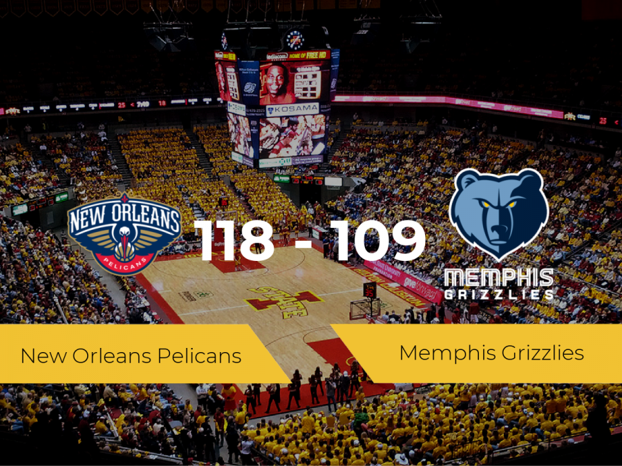 New Orleans Pelicans gana a Memphis Grizzlies (118-109)