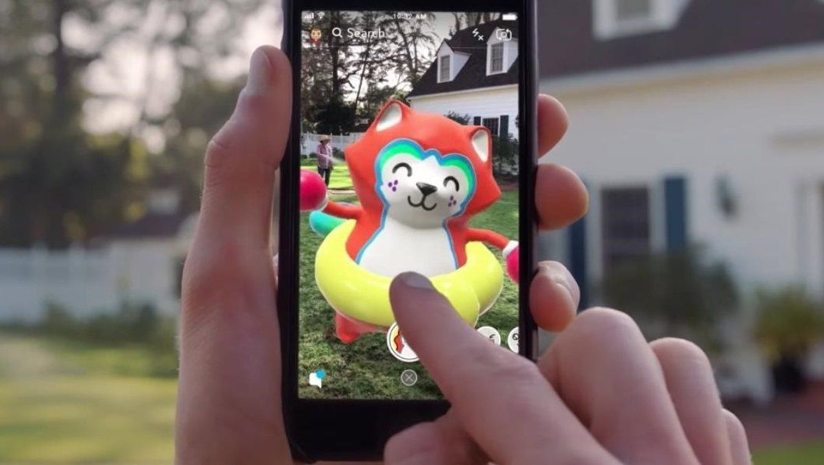 Snapchat está invirtiendo mucho en la realidad aumentada.