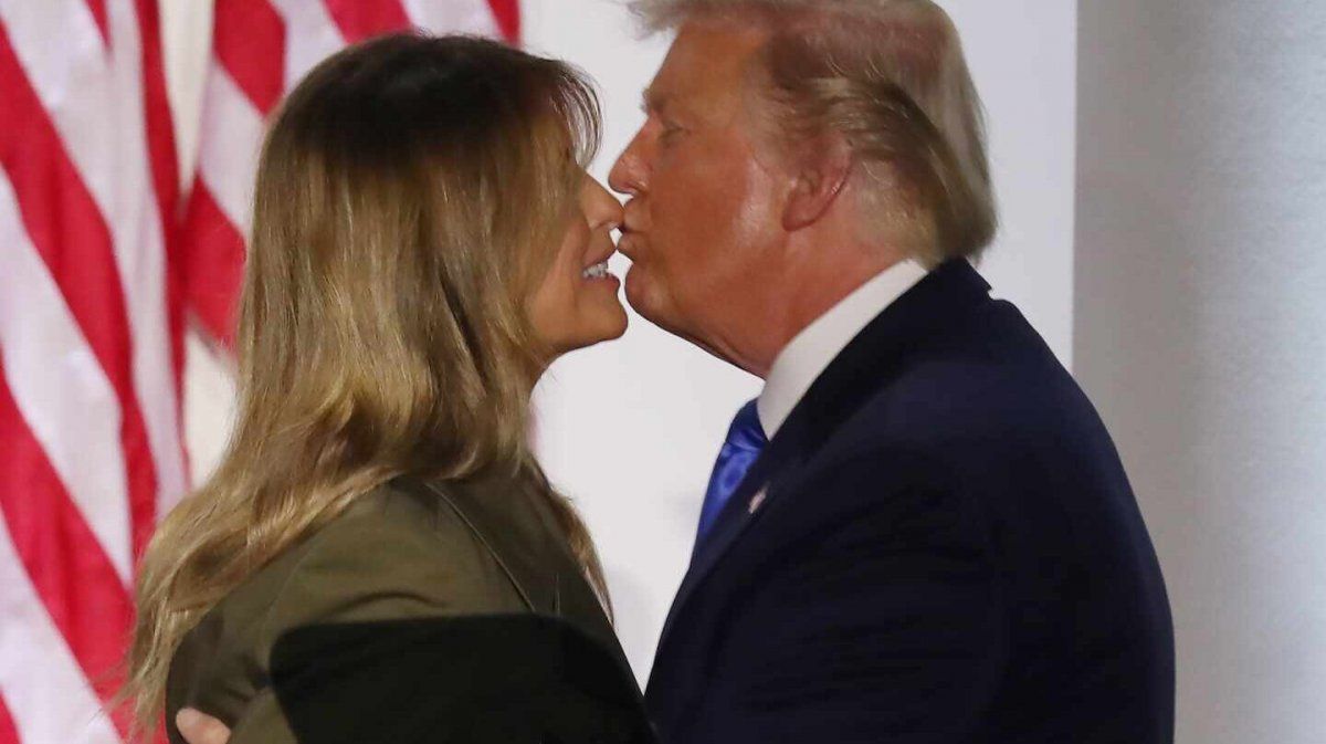 Melania Trump y su marido