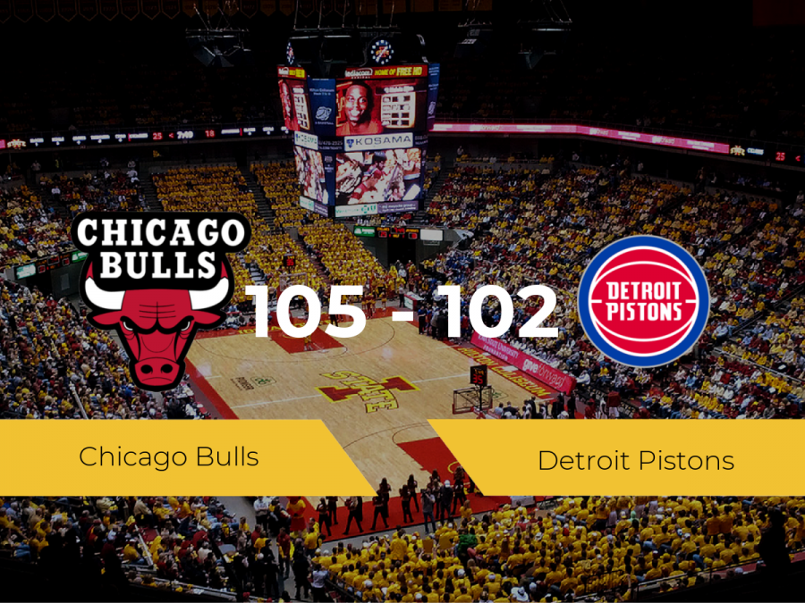 Triunfo de Chicago Bulls ante Detroit Pistons por 105-102