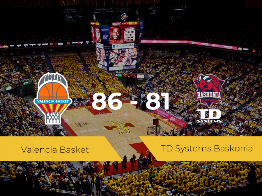 El Valencia Basket se hace con la victoria contra el TD Systems Baskonia por 86-81 El Valencia Basket se hace con la victoria contra el TD Systems Baskonia por 86-81