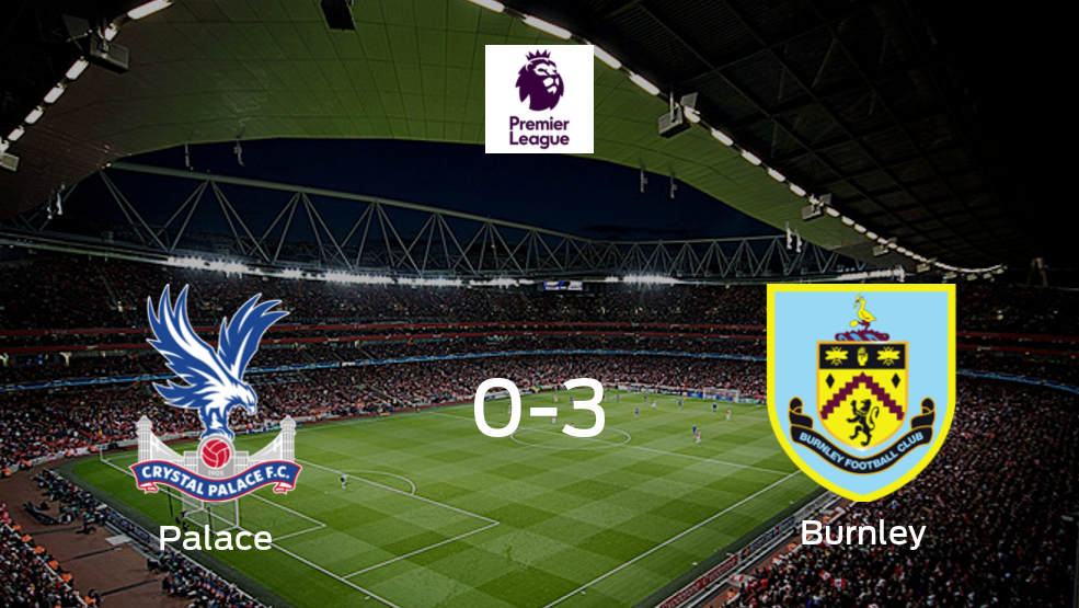Burnley se lleva los tres puntos a casa tras golear a Crystal Palace (3-0)