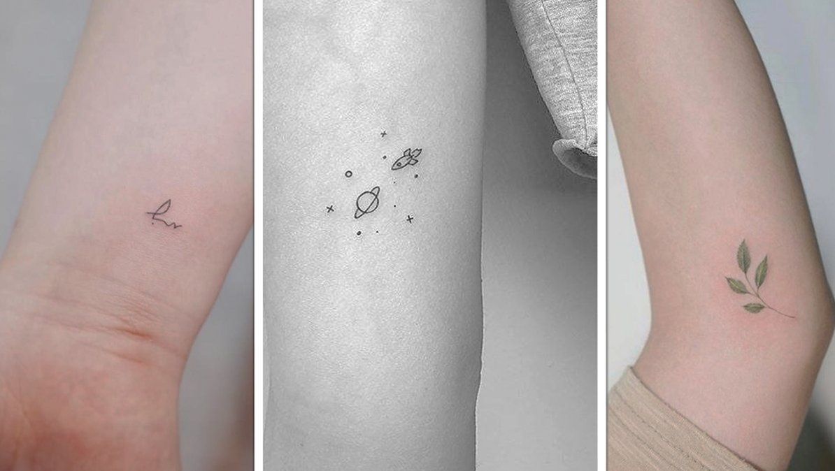 Los tatuajes pequeños se imponen con más frecuencia en los últimos tiempos