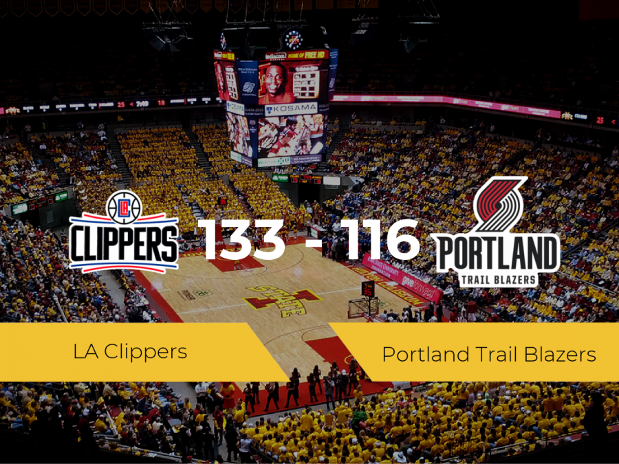 Victoria de LA Clippers ante Portland Trail Blazers por 133-116 Victoria de LA Clippers ante Portland Trail Blazers por 133-116