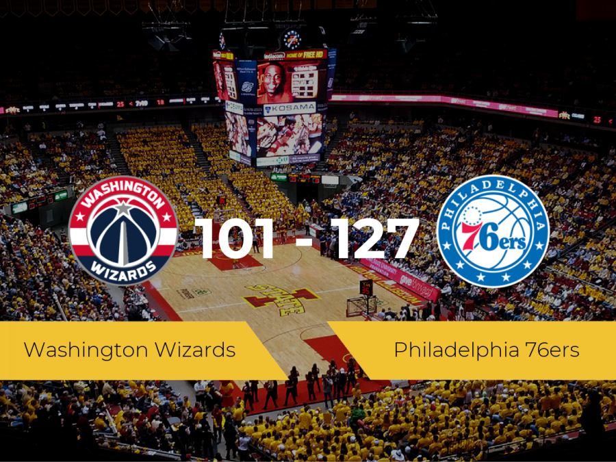 Triunfo de Philadelphia 76ers ante Washington Wizards por 101-127