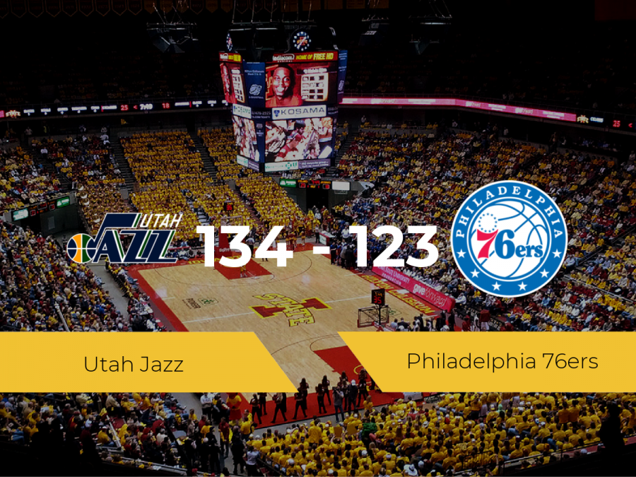 Utah Jazz se hace con la victoria contra Philadelphia 76ers por 134-123