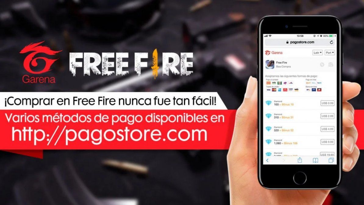 Con el Pagostore puedes comprar varios objetos para Free Fire. | Foto: ign.com