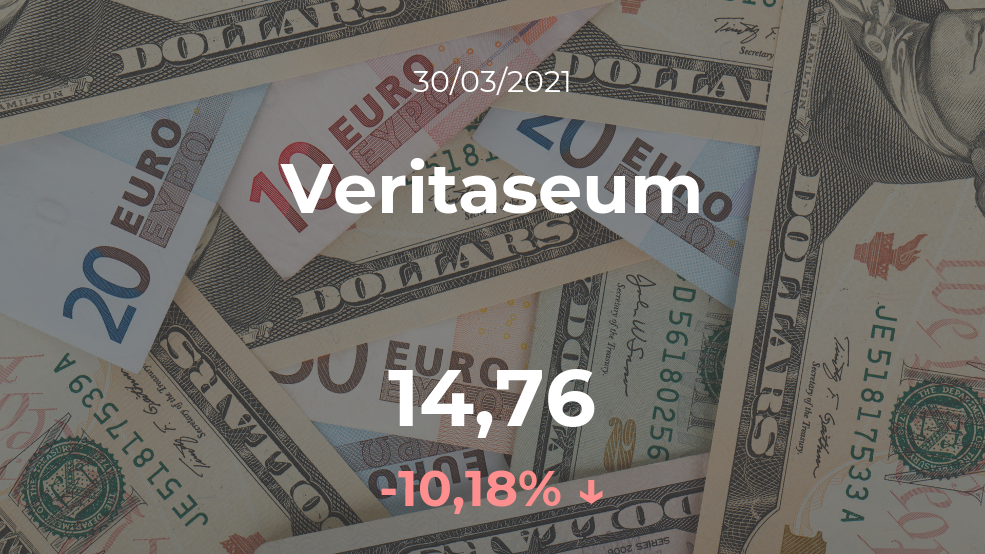 Cotización del Veritaseum del 30 de marzo