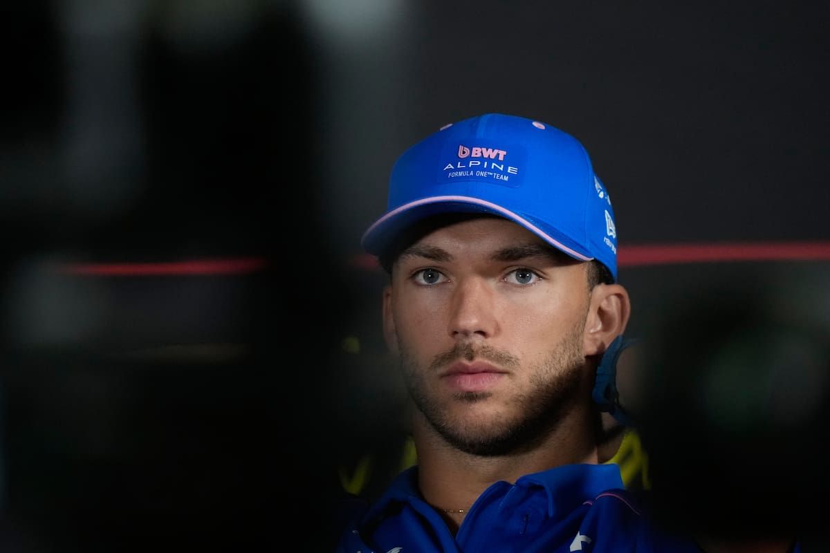 Franco Colapinto y Pierre Gasly tras el incidente en Bakú.